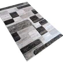 Benazír Modern Nappali Szőnyeg Szürke Fekete 150 x 230 cm