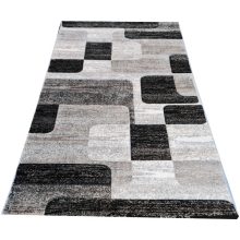 Benazír Modern Nappali Szőnyeg Szürke Fekete 150 x 230 cm