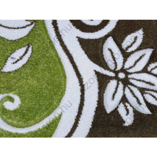 Onice Nyírt Zöld Futószőnyeg 80 x 300 cm