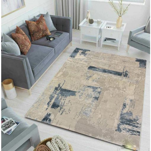Blatten Nagyméretű Modern Szőnyeg Szürke Bézs 300 x 400 cm