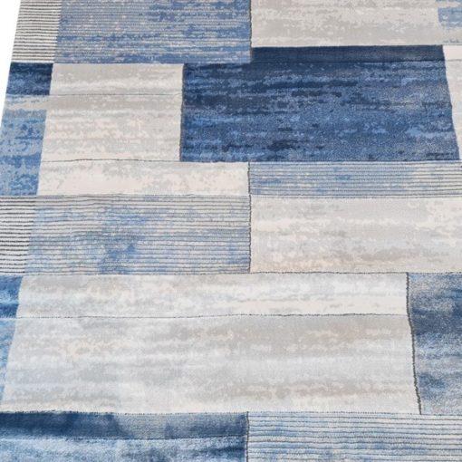 Bobby Kék Bézs Modern Szőnyeg 125 x 200 cm