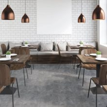 Borini kőhatású modul vinyl padló LVT szürke modern 2,5 mm