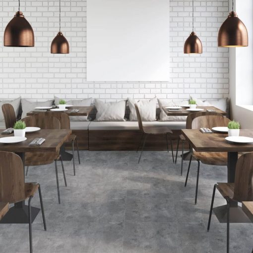 Borini kőhatású modul vinyl padló LVT szürke modern 2,5 mm