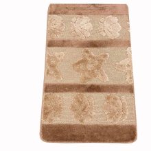 Boróka 2 részes Fürdőszoba Szőnyeg Szett Barna 50 x 80 cm