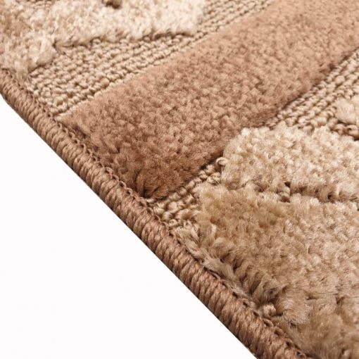 Boróka 2 részes Fürdőszoba Szőnyeg Szett Barna 50 x 80 cm