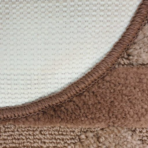 Boróka 2 részes Fürdőszoba Szőnyeg Szett Barna 50 x 80 cm