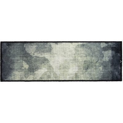 Borzas konyhai szőnyeg zöld kék szürke 50 x 150 cm