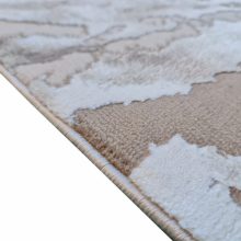 Brassó Márványmintás Modern Szőnyeg Bézs Barna 125 x 200 cm