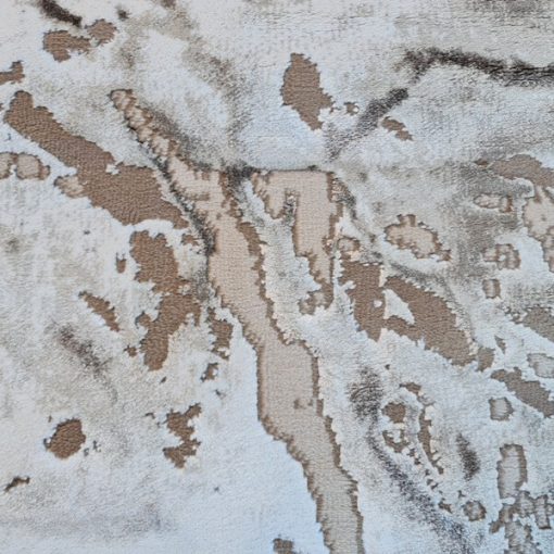 Brassó Márványmintás Modern Szőnyeg Bézs Barna 125 x 200 cm