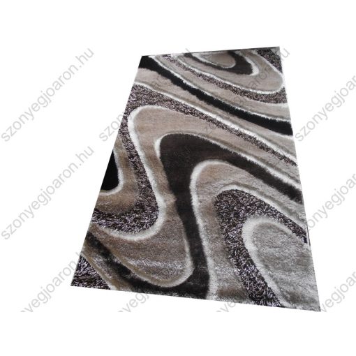 Armand barna szürke exkluzív shaggy szőnyeg 125 x 200 cm