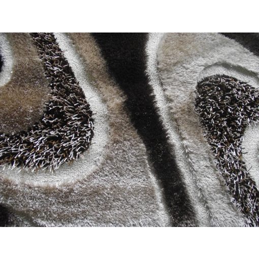 Armand barna szürke exkluzív shaggy szőnyeg 125 x 200 cm