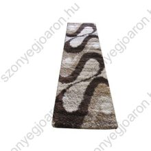 Marilena Bézs Barna Shaggy Futószőnyeg 80 x 300 cm