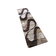 Marilena Bézs Barna Shaggy Futószőnyeg 80 x 300 cm