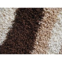 Marilena Bézs Barna Shaggy Futószőnyeg 80 x 300 cm