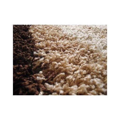Marilena Bézs Barna Shaggy Futószőnyeg 80 x 300 cm