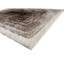 PolinaLuxus Shaggy Szőnyeg 120 x 170 cm barna bézs