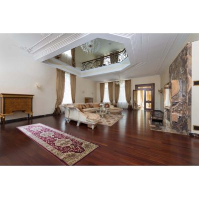 Cortona Nyírt Bordó Krém Futószőnyeg 80 x 300 cm