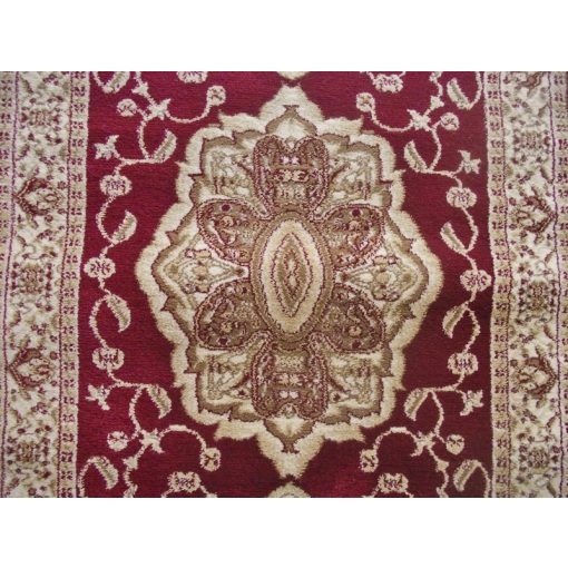 Cortona Nyírt Bordó Krém Futószőnyeg 80 x 300 cm