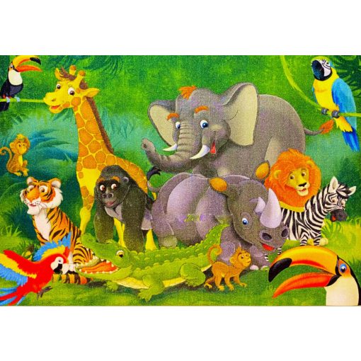 Lola állatkert gyerekszőnyeg 160 x 240 cm színes