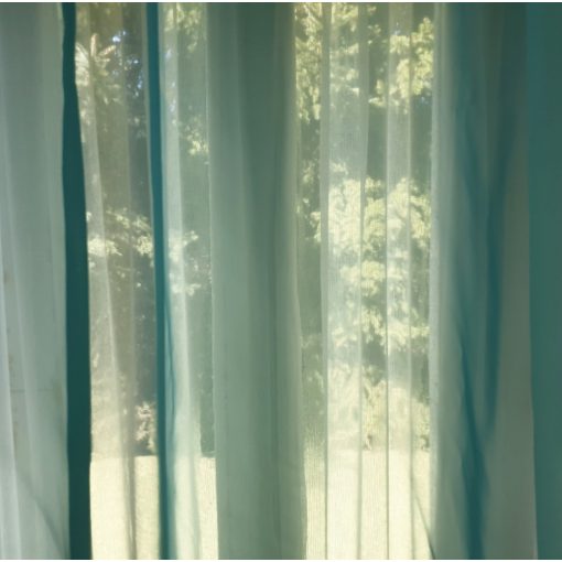 Larissza Kék Organza Készfüggöny 300 x 250 cm