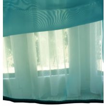 Larissza Kék Organza Készfüggöny 300 x 250 cm