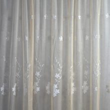 Bézs Organza kész Függöny Csiptetős +Bújtatós