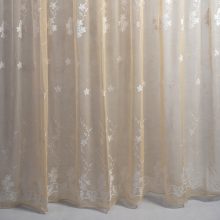 Bézs Organza kész Függöny Csiptetős +Bújtatós