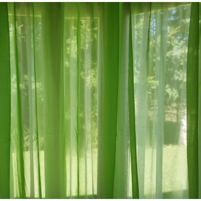 Julilla Zöld Organza Függöny 250 x 300 cm