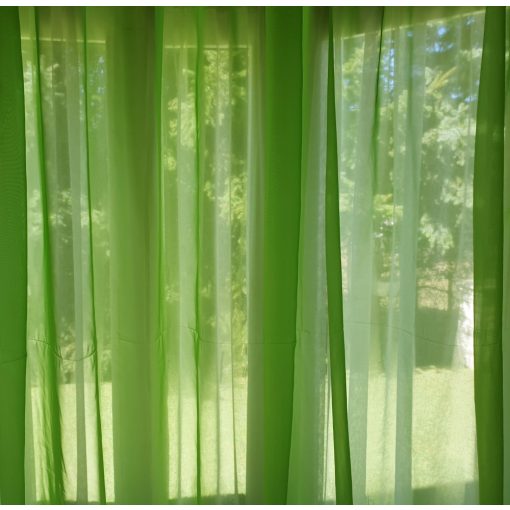 Julilla Zöld Organza Függöny 250 x 300 cm