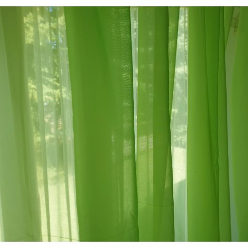 Julilla Zöld Organza Függöny 250 x 300 cm
