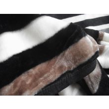 Kongó Szürke Fekete Pléd Ágytakaró 150 x 200 cm