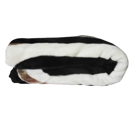 Kongó Szürke Fekete Pléd Ágytakaró 150 x 200 cm