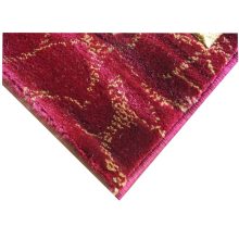 Fidenza Nyírt Bézs Bordó szőnyeg 80 x 150 cm