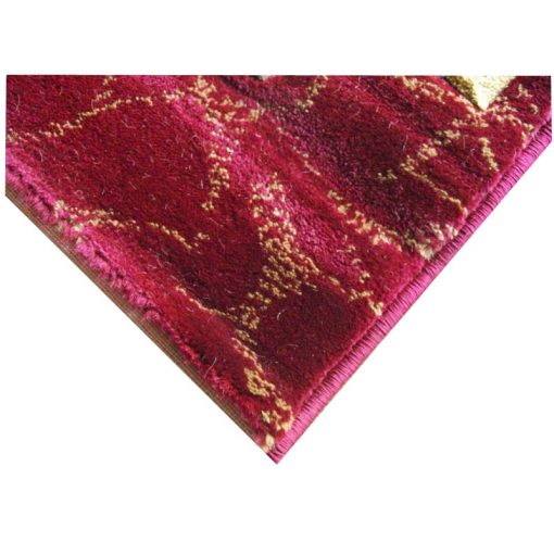 Fidenza Nyírt Bézs Bordó szőnyeg 80 x 150 cm