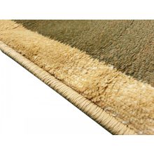 Császár vastag virágmintás szőnyeg bézs barna zöld 80 x 150 cm