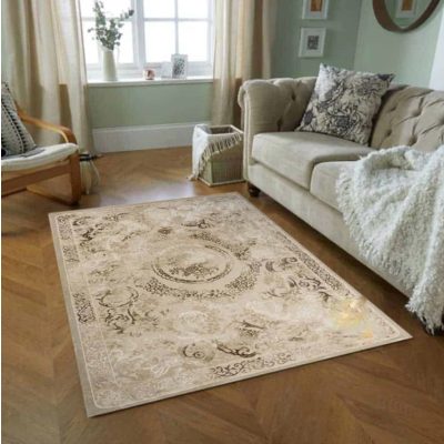 Császár Vastag szőnyeg bézs barna 70 x 100 cm