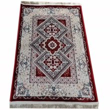 Csegő klasszikus szőnyeg 70 x 100 cm bordó bézs