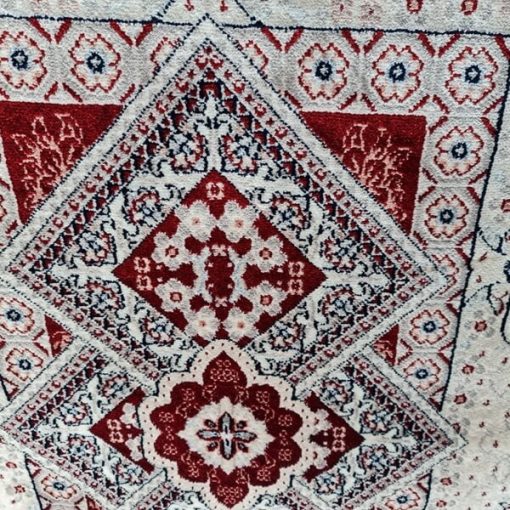 Csegő klasszikus szőnyeg 70 x 100 cm bordó bézs