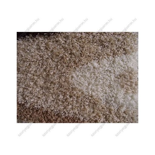 Lacrima Bézs Barna Shaggy Futó Szőnyeg 80 x 300 cm