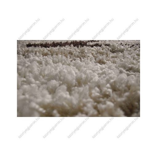 Lacrima Bézs Barna Shaggy Futó Szőnyeg 80 x 300 cm