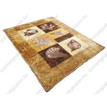 Tamira Bézs-Barna Pléd Ágytakaró 200 x 240 cm