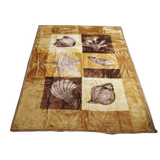 Tamira Bézs-Barna Pléd Ágytakaró 200 x 240 cm