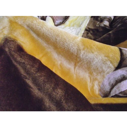 Tamira Bézs-Barna Pléd Ágytakaró 200 x 240 cm