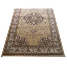 Tulum Klasszikus Barna Krém szőnyeg 150 x 230 cm