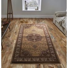 Tulum Klasszikus Barna Krém szőnyeg 150 x 230 cm