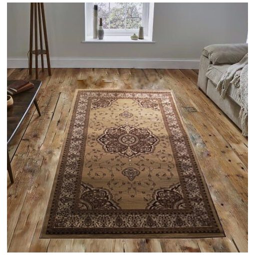 Tulum Klasszikus Barna Krém szőnyeg 150 x 230 cm