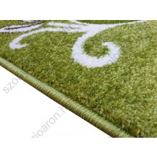 Miranda Nyírt Zöld Inda mintás szőnyeg 150 x 230 cm