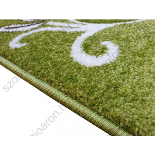 Miranda Nyírt Zöld Inda mintás szőnyeg 150 x 230 cm