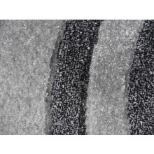 Cleto Szürke Fekete Dombor Nyírt szőnyeg 150 x 230 cm