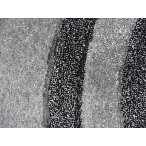 Cleto Szürke Fekete Dombor Nyírt szőnyeg 150 x 230 cm
